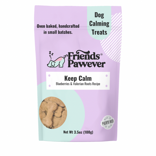 Keep Calm - Calming Bone Dog Treats Bag