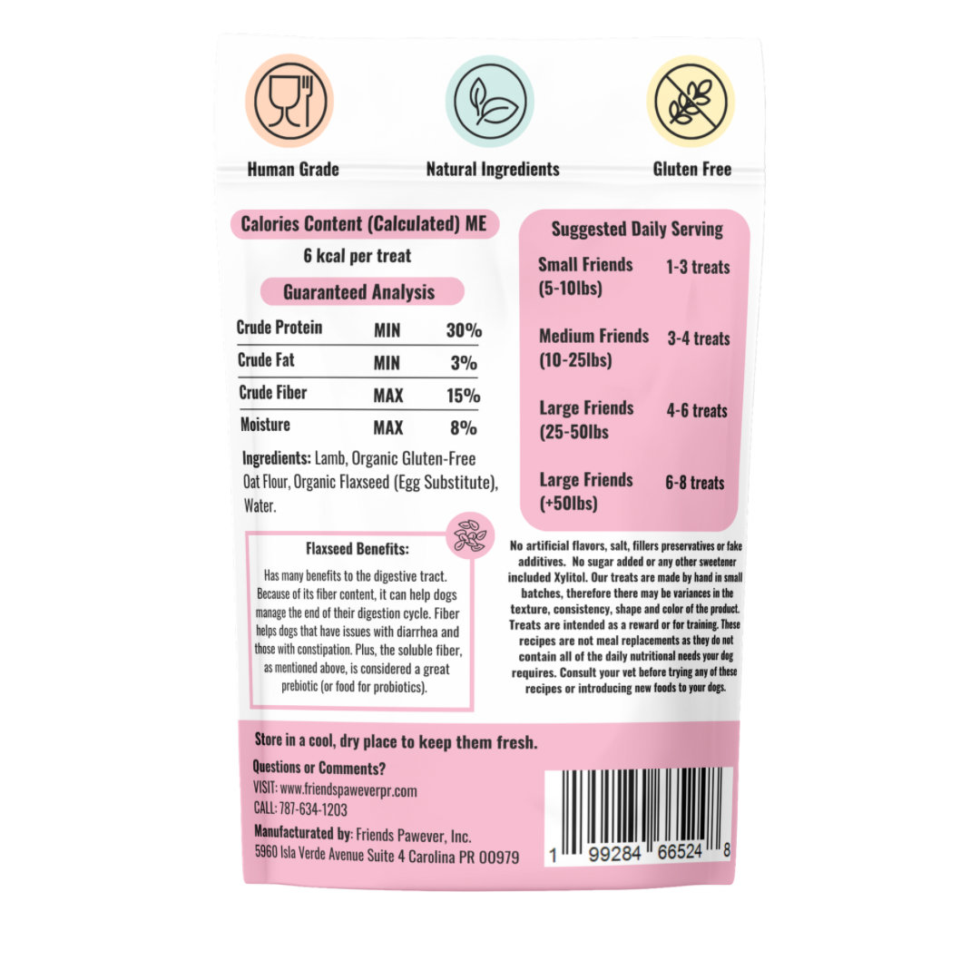 No More Allergies (Lamb) - Bone Dog Treats Bag