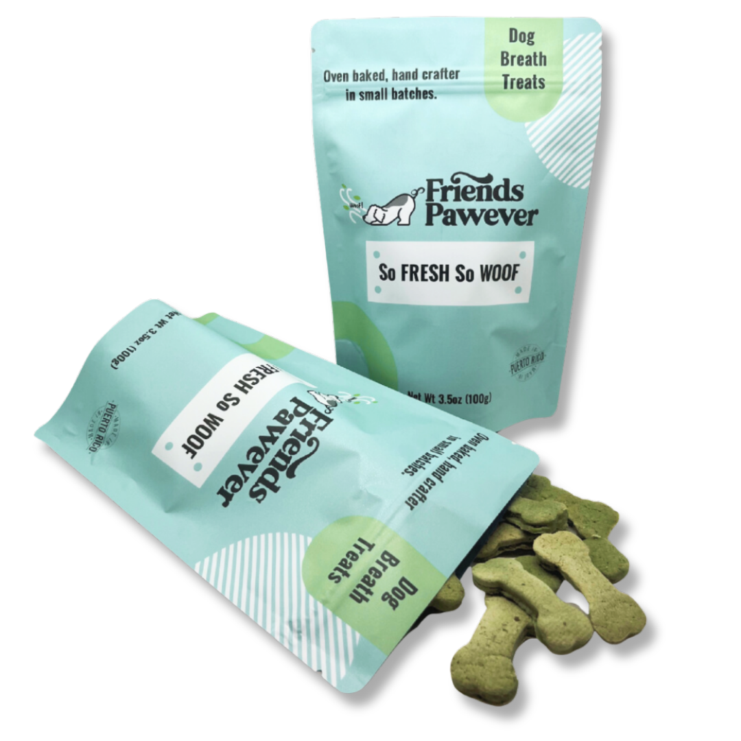 So FRESH So WOOF - Breath Bone Dog Treats Bag