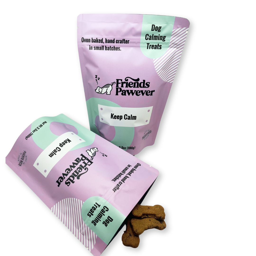 Keep Calm - Calming Bone Dog Treats Bag