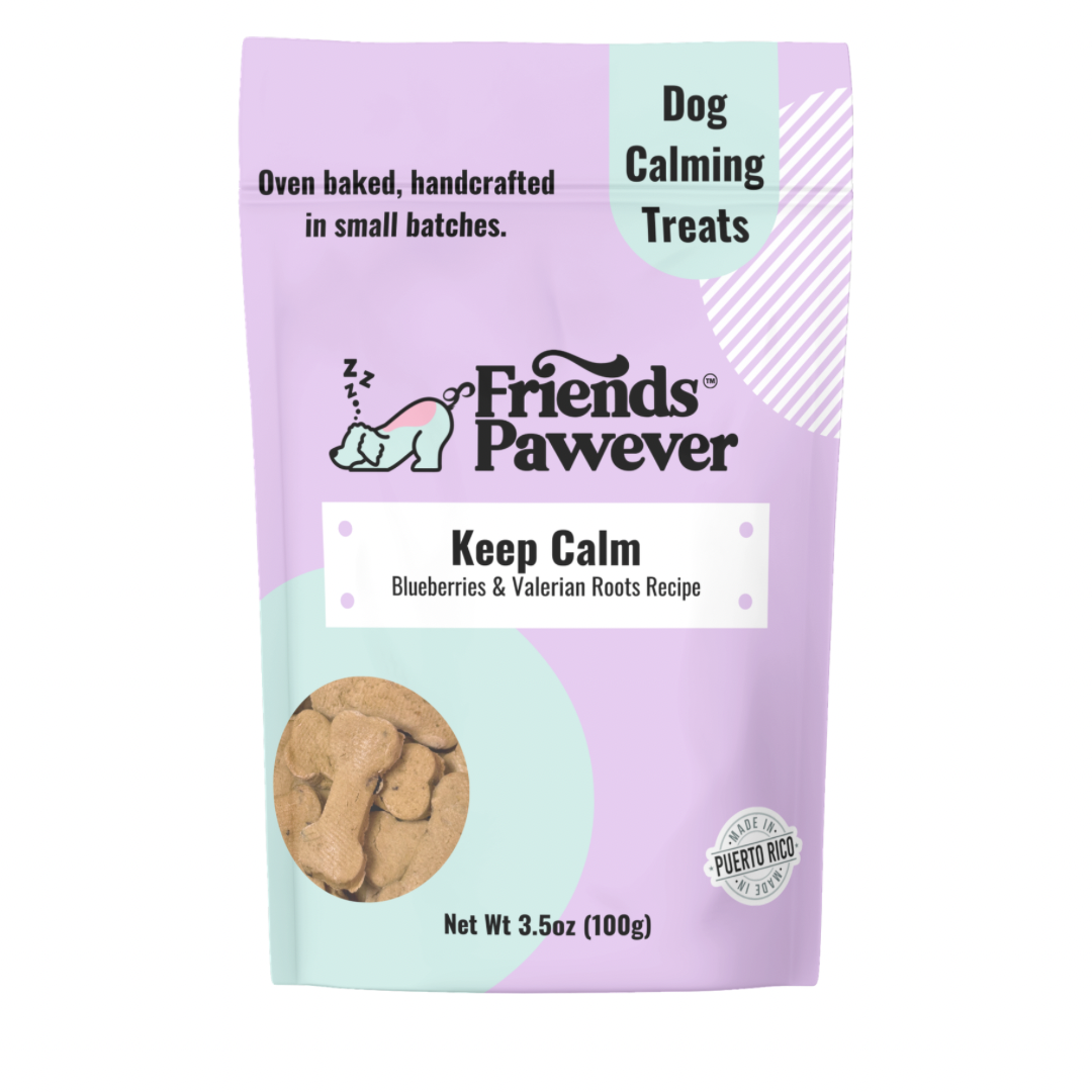 Keep Calm - Calming Bone Dog Treats Bag