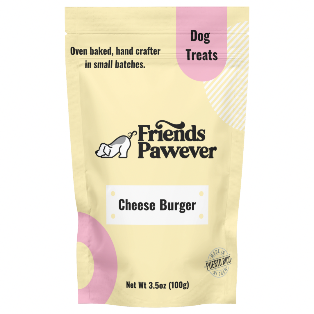 Cheese Burger - Bone Dog Treats Bag