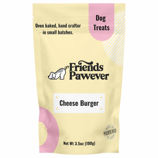 Cheese Burger - Bone Dog Treats Bag