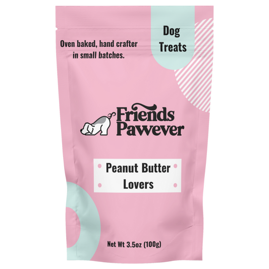 Peanut Butter Lovers - Bone Dog Treats Bag