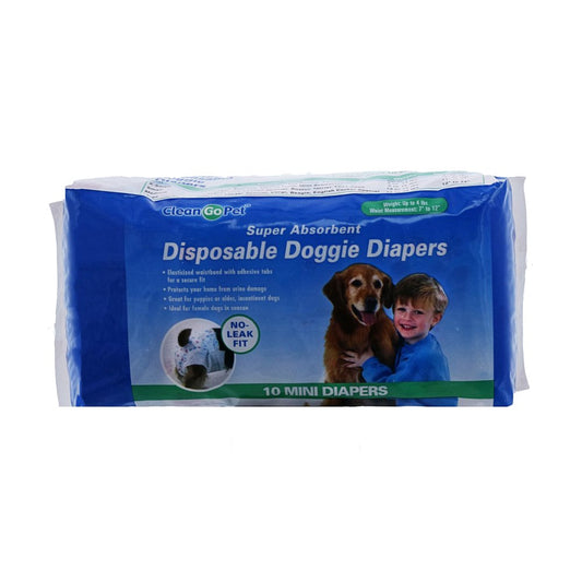 Clean Go Pet™ Disposable Doggie Diapers