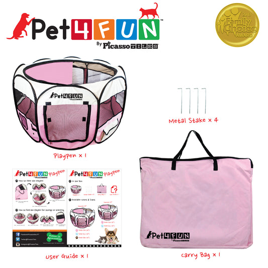 PET4FUN® Portable Pet Puppy Dog Playpen